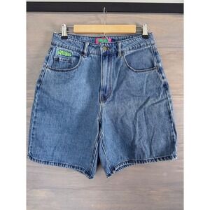 Empyre‎ Bermuda Shorts Women's Size 8 Blue Y2K Jorts